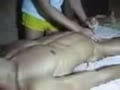 getting a hot massage