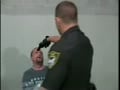 police questioning in gloves