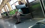 GUY RUBBING HIMSELF IN TUBE