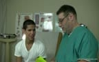 jerked by the doctor