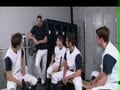 coach with Twinks in lockeroom