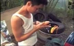 asian Twink plays with dildo and gets fucked