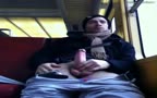 wanking on a train