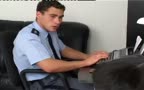 Rude and Hot Muscle Police Feet Fetish