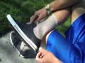 Foot sniffing