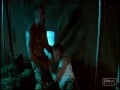 Military Bareback 3some
