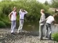 Russian Boys Have 4some down by the lake