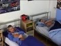 hot dude rubs one out while his annoying roommate tosses and turns