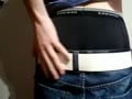 Boy sagging jeans