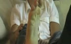 Showing His Feet