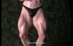 Peter Lee Oiled up Flexing