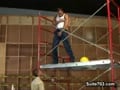 working hard