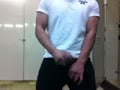 eating his own jizz
