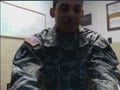 Army Guy Wanking