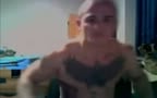 inked military guy on cam