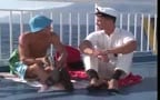 On a cruise ship