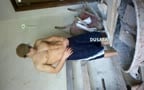 Brazilian guy jerking
