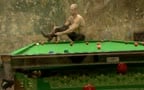 monster cocks on the snooker table