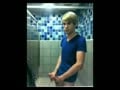 bathroom wank wanna watch
