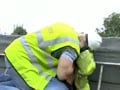 construction workers in action