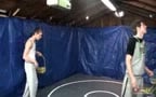 Deep Vs Axel wrestling