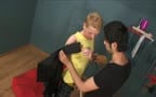 Twink spanked