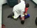 Superman attacked/ballbusting