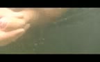 Underwater cumshot