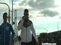 Twins boner and jerking