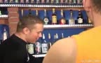 Two guys in restaurant