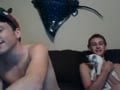 Cute blond and his friend