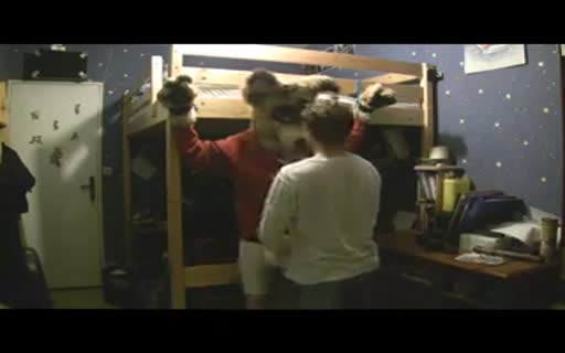 college dude does a furry