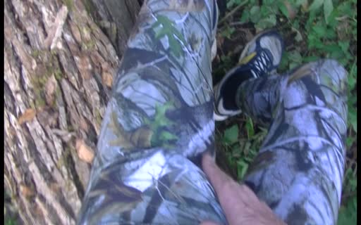 handjob in camo leggings