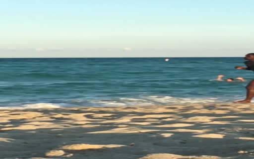 naked beach run