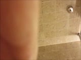 in the bathroom