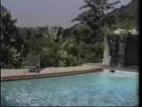 Chance Caldwell jerksoff by the pool