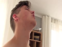 Young lovers bareback fuck