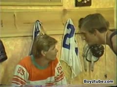 Spanking fun in the locker room