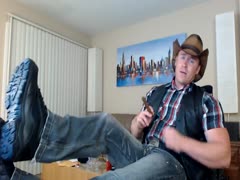 Travis as a verbal dom cowboy