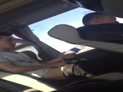 dans un taxi