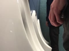 Huge cock in bathroom
