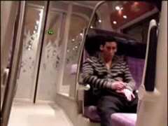 stripping in the train