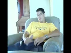Straight Military hunk Jerks off