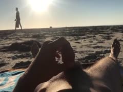 amateur cruising on the beach