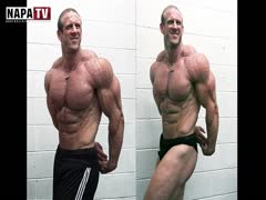 bodybuilder posing