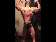 bodybuilder posing