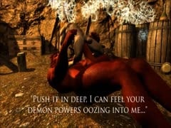Demon Orc gay fantasies cartoon