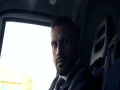 Hunky Suited Spanish guy hooks up with another Hunk