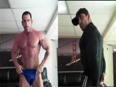 muscle stud flexing