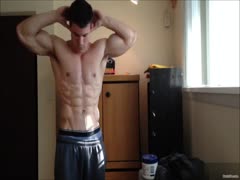 young muscle hunk worship